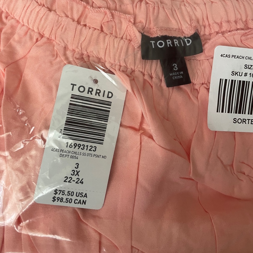 TORRID Peachy Pink Tie Waist Midi Dress - Picture 5 of 11